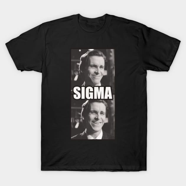 Chris Bale Sigma Male Smile meme T-Shirt by WELP
